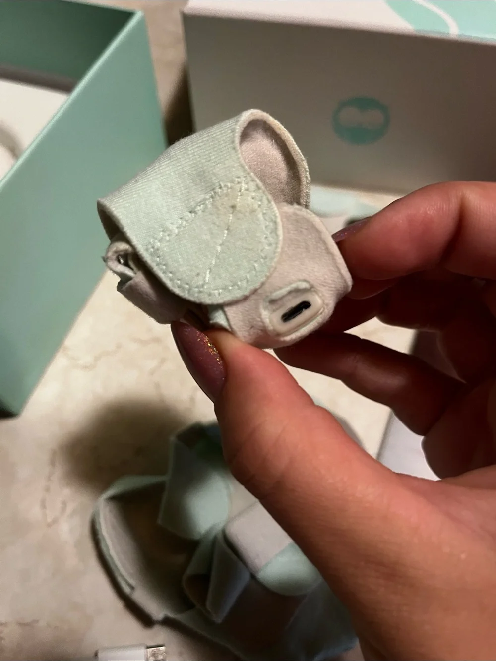 Baby Care Mint Newborn Sock Monitoring Kit